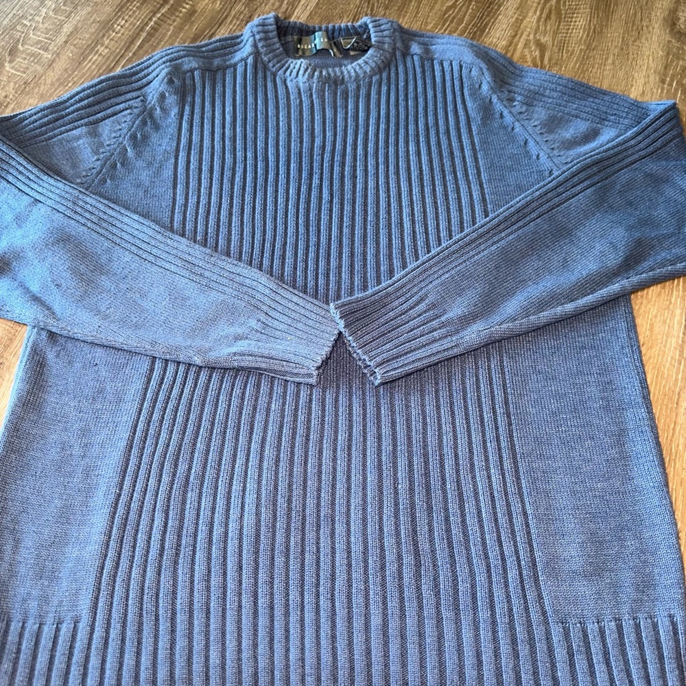 💎 OSCAR DE LA RENTA Ribbed Designer Sweater - Picture 2 of 5